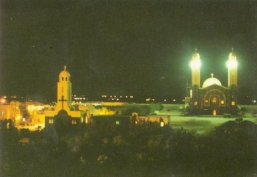 St. Mina Monastery in Mariut by night