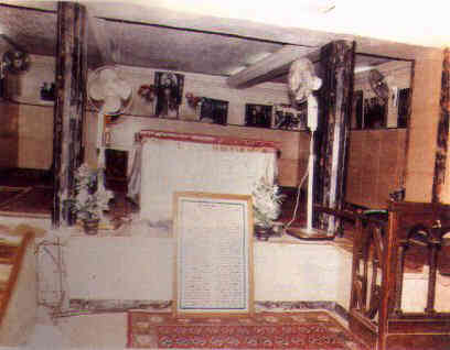 Pope St. Kyrillos VI shrine situated under the Cathedral's sanctuary